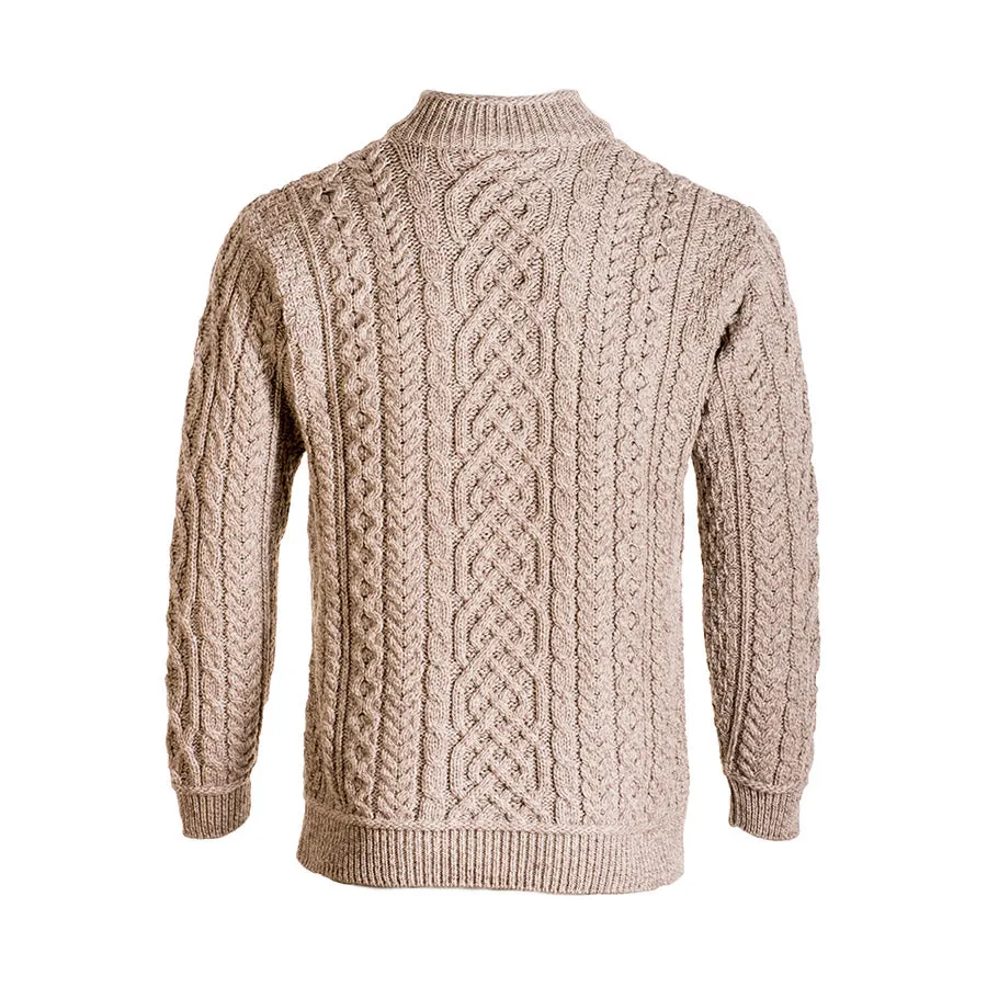 Aran Supersoft Merino 1/2 Zip Jumper