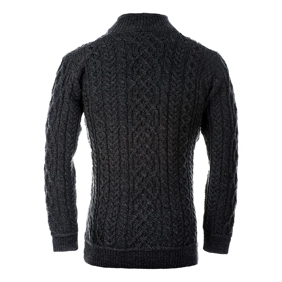 Aran Supersoft Merino 1/2 Zip Jumper