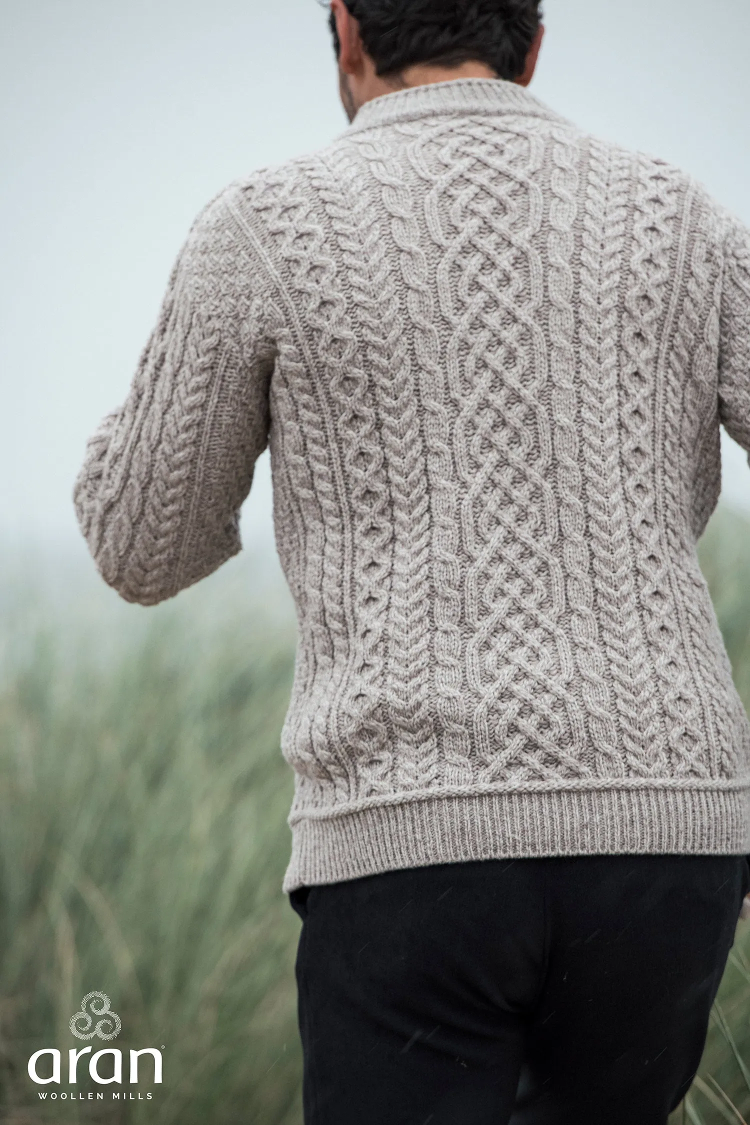 Aran Supersoft Merino 1/2 Zip Jumper
