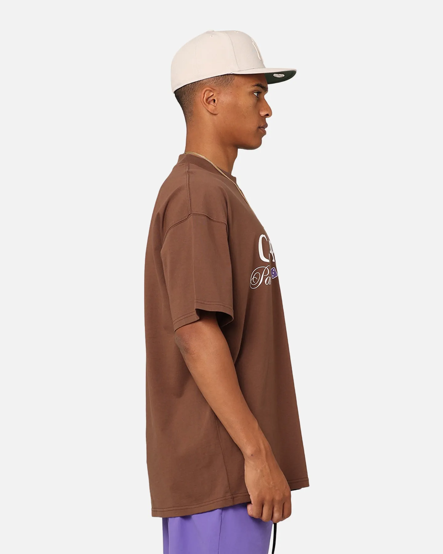 Carre Shooters Oversized T-Shirt Dark Brown