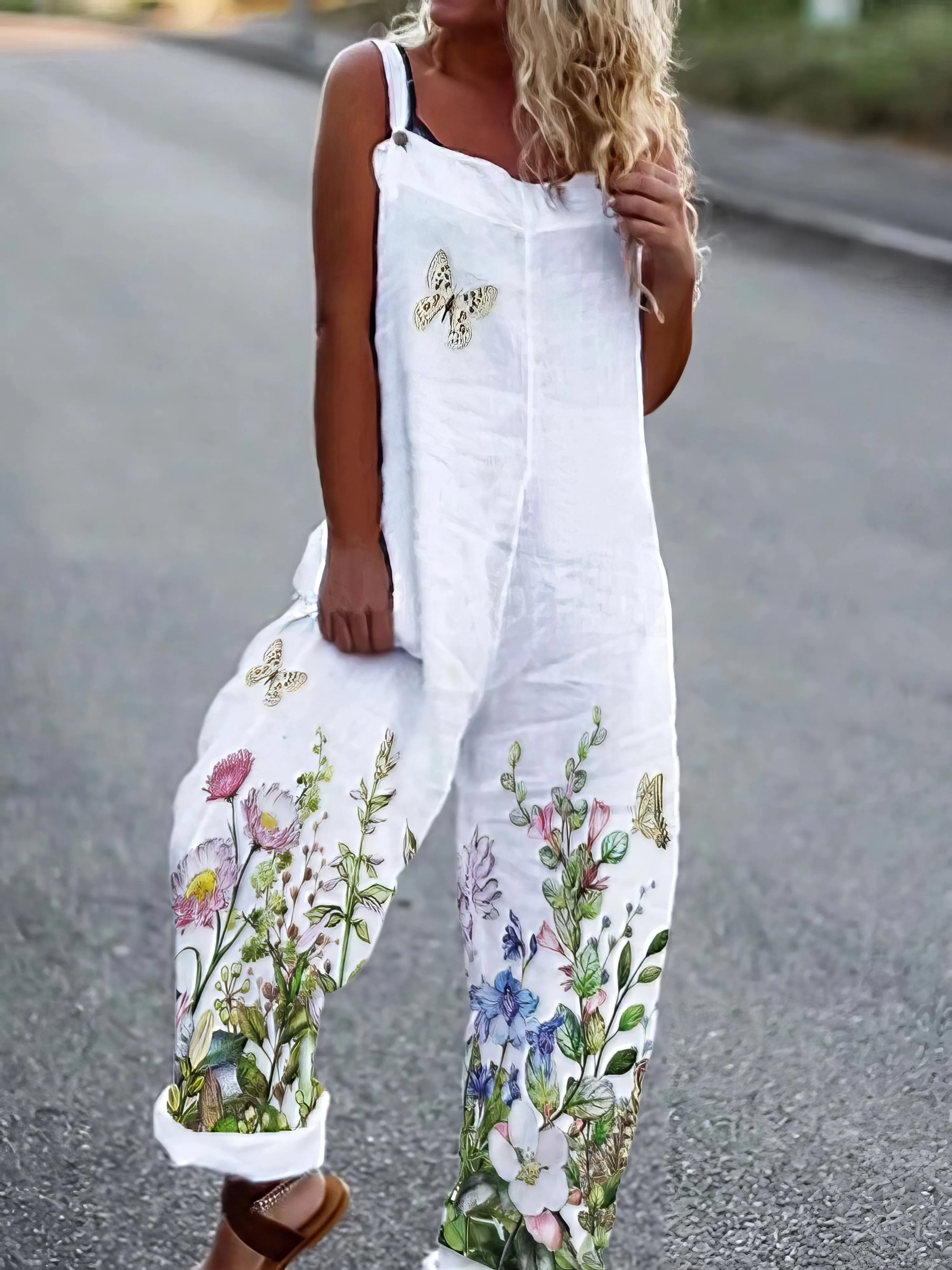 Casual Loose-Fit Jumpsuit