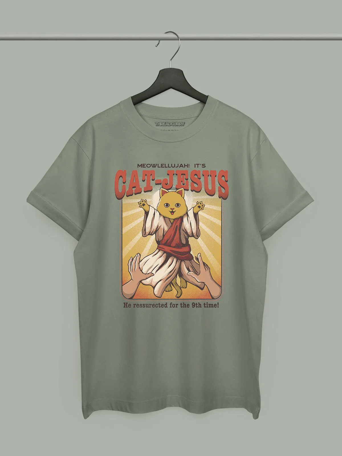 Cat Jesus Tshirt