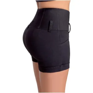 Colombian High Waisted Short with Internal Girdle for Women Lowla 238289