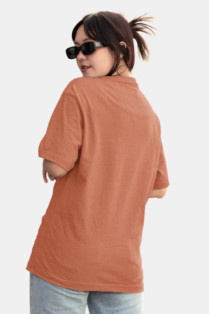 Coral Oversized T-shirt for women