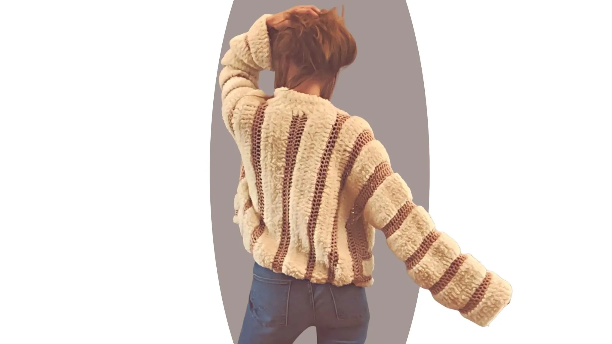 Crochet Jacket Pattern - Darling 3-in-1