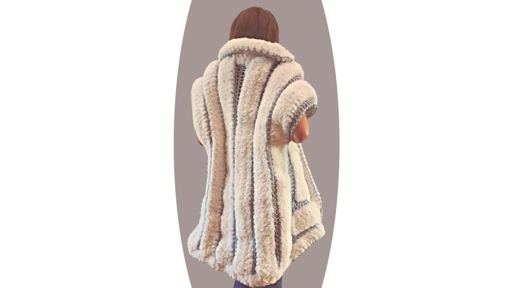 Crochet Jacket Pattern - Darling 3-in-1