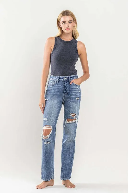 Flying Monkey 90's Vintage Slim Straight Jeans