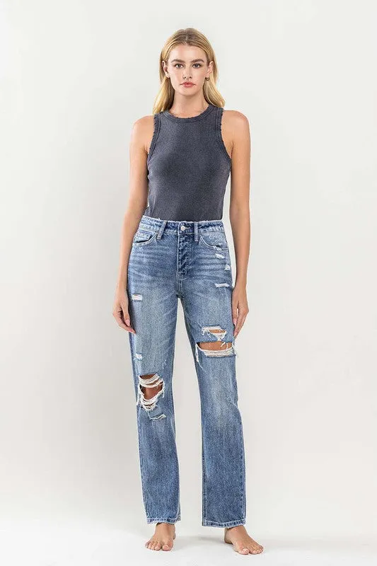Flying Monkey 90's Vintage Slim Straight Jeans