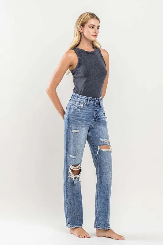 Flying Monkey 90's Vintage Slim Straight Jeans