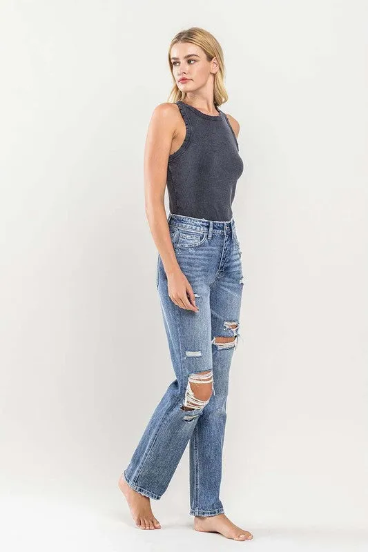 Flying Monkey 90's Vintage Slim Straight Jeans