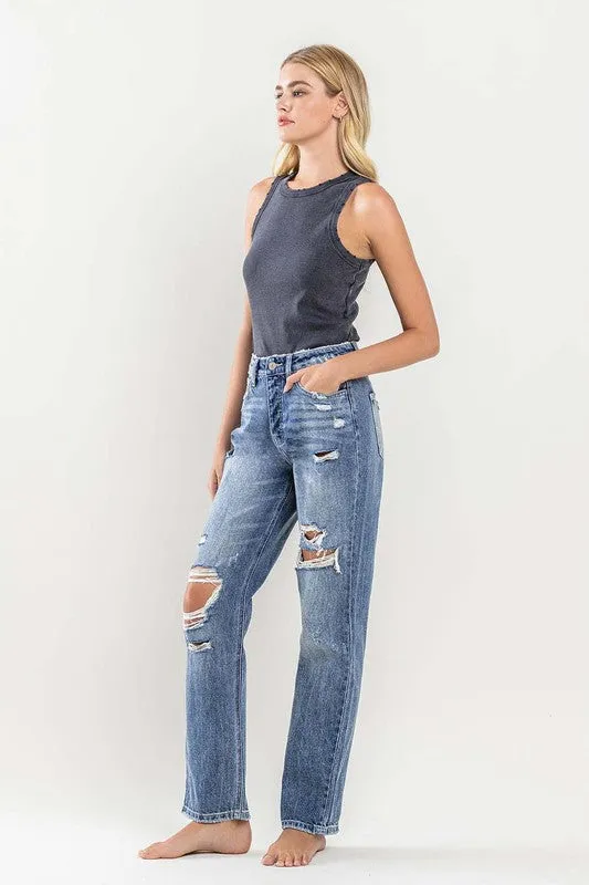 Flying Monkey 90's Vintage Slim Straight Jeans
