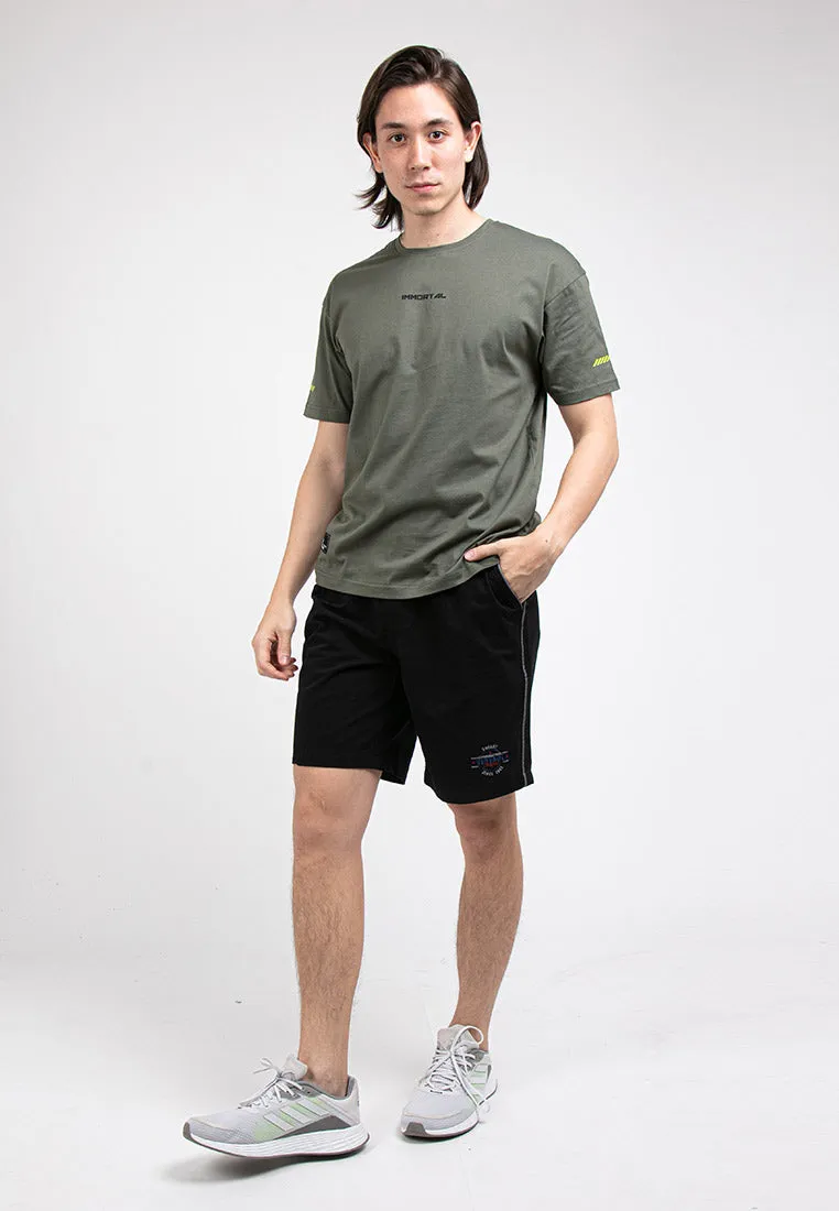 Forest Boxy Cut Graphic Tee Crew Neck Short Sleeve T Shirt Men | Oversized Shirt Men - 621292