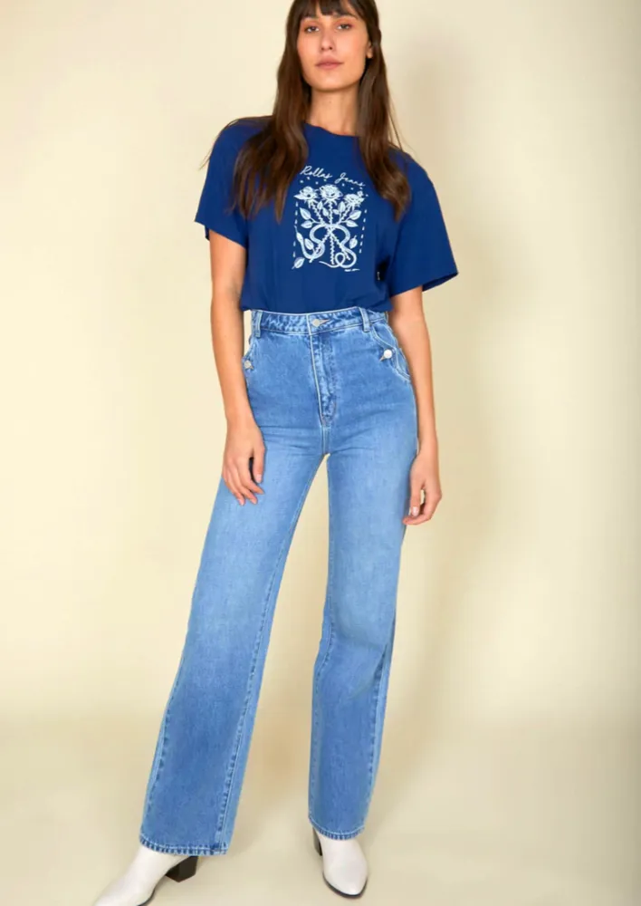 Heidi Jean Western Blue Organic