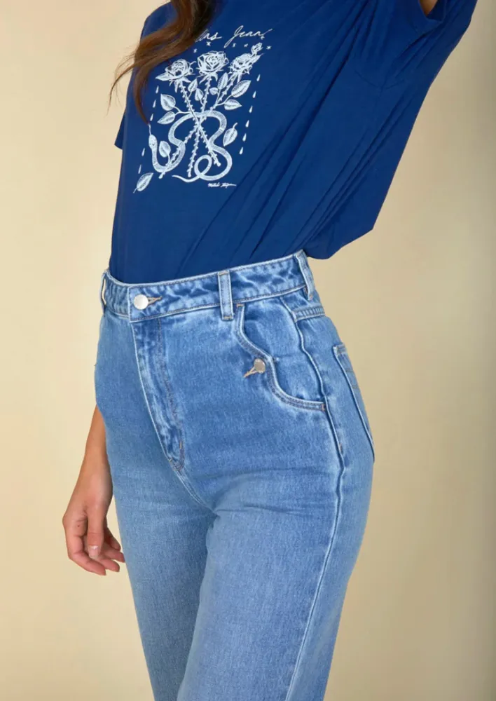 Heidi Jean Western Blue Organic