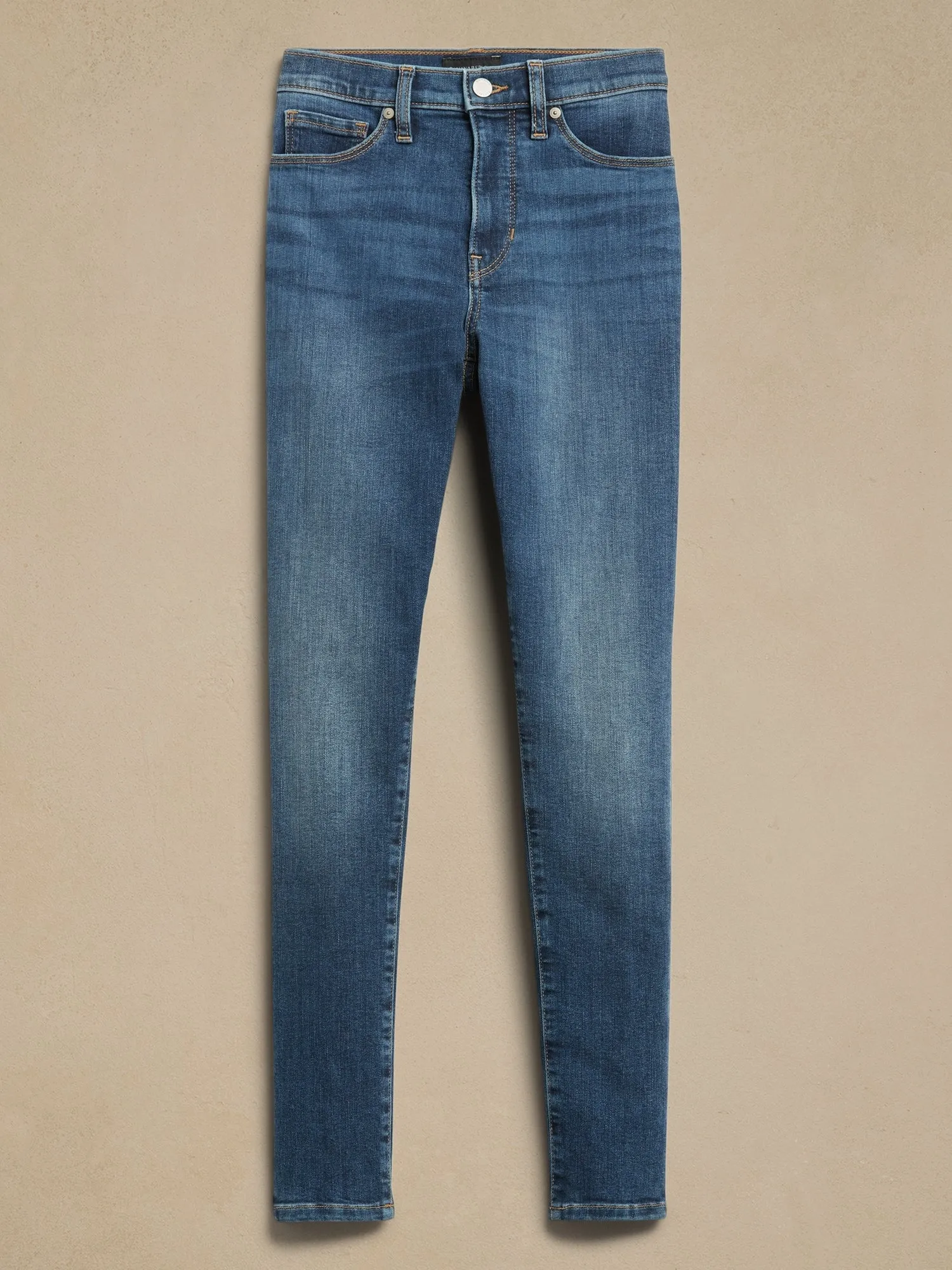 High-Rise Skinny Super-Stretch Jean
