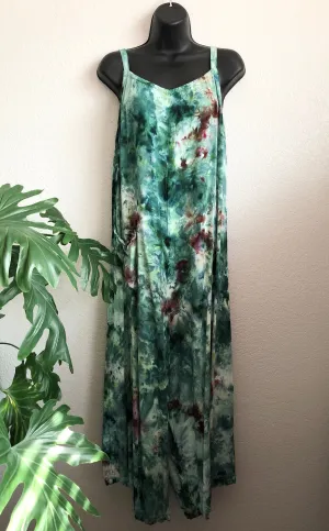 Ice Dyed Wide Leg Jumpsuit