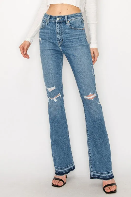 Kinsley High Rise Skinny Bootcut With Release Hem