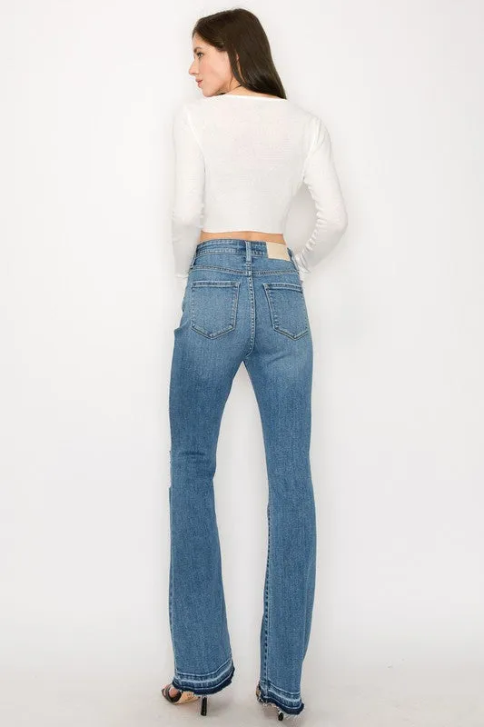 Kinsley High Rise Skinny Bootcut With Release Hem
