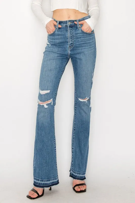 Kinsley High Rise Skinny Bootcut With Release Hem