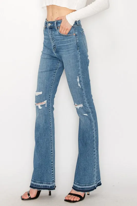 Kinsley High Rise Skinny Bootcut With Release Hem