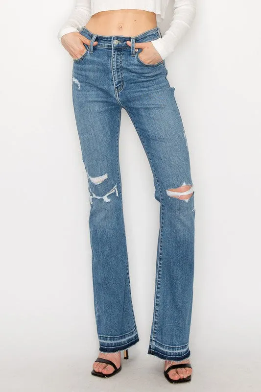 Kinsley High Rise Skinny Bootcut With Release Hem