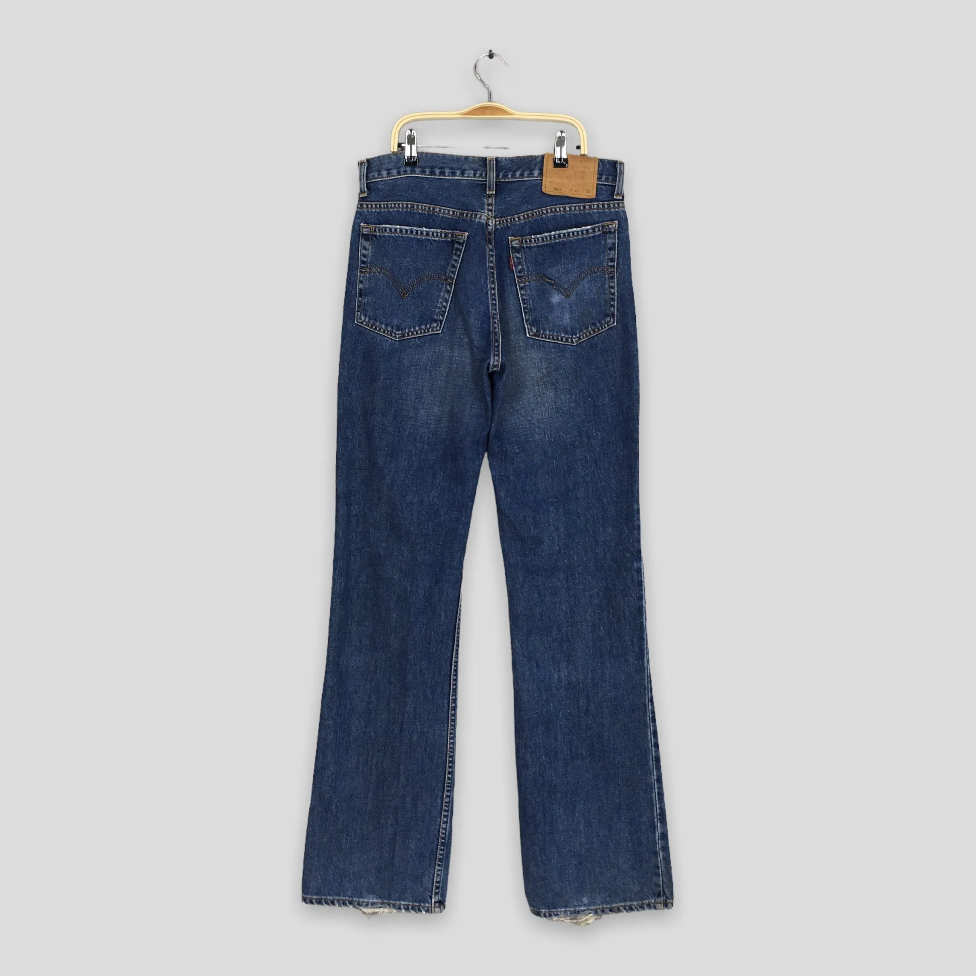 Levi's 517 Faded Blue Bootcut Jeans Size 31x34