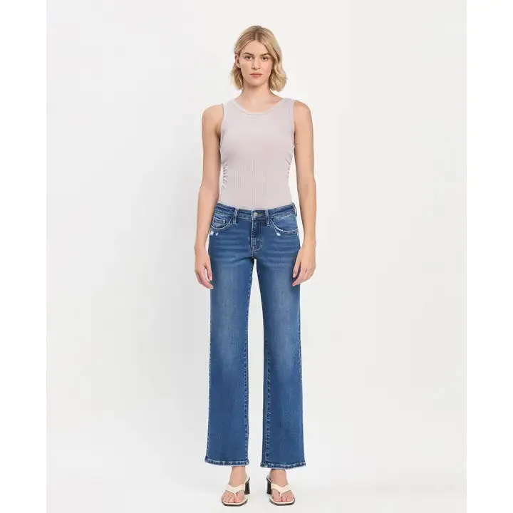 Mid Rise Straight Leg Jean - Quicker