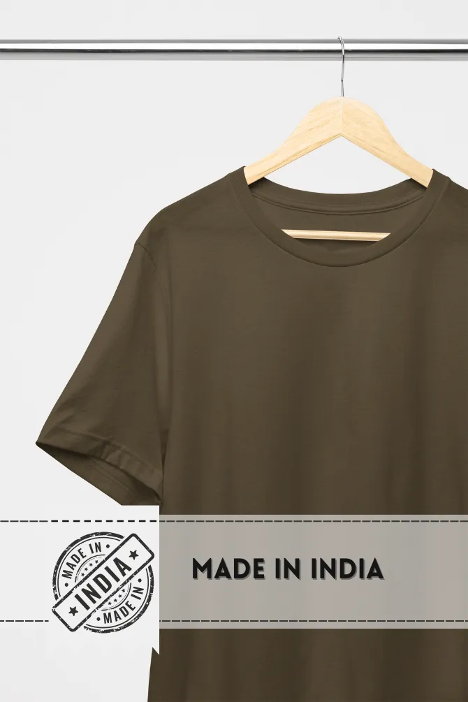 Olive Green Oversized T-shirt for women