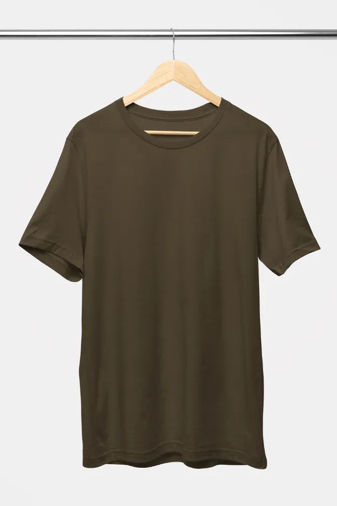 Olive Green Oversized T-shirt for women