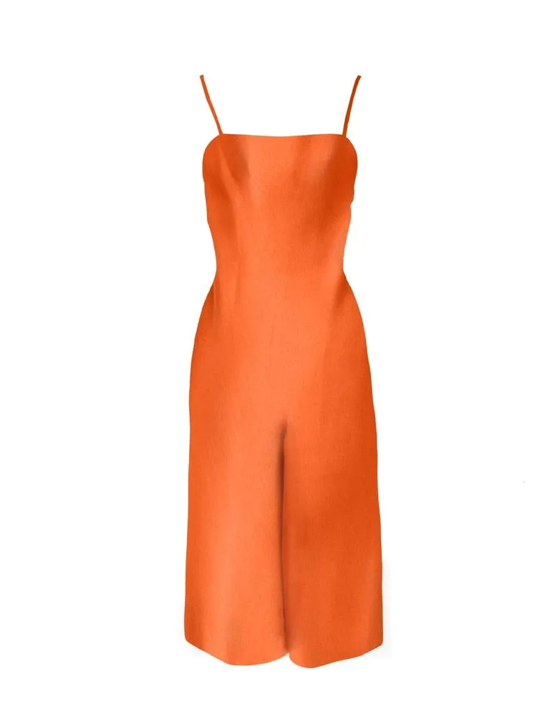 Open Back Tie Jumpsuit