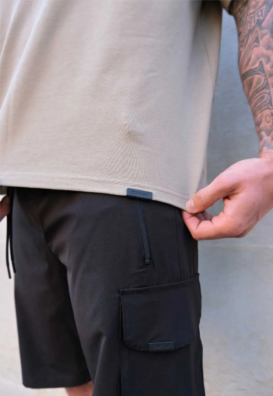 OVERSIZED T-SHIRT STATEMENT - SAGE