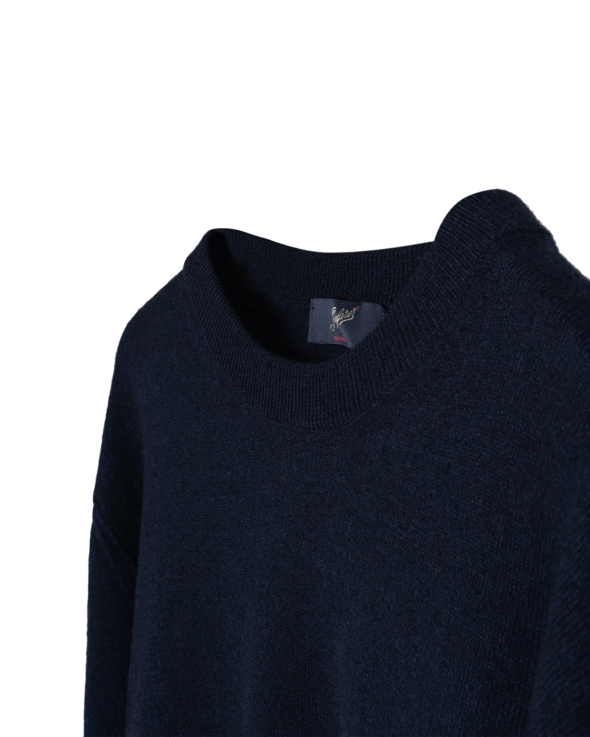 SEAFARER | CASHMERE BLEND CREW NECK KNIT SWEATER