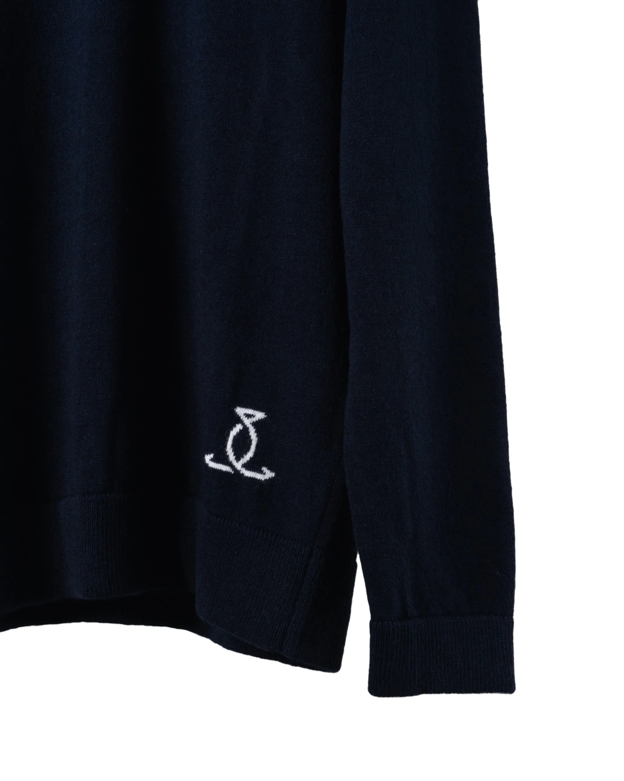 SEAFARER | CASHMERE BLEND CREW NECK KNIT SWEATER