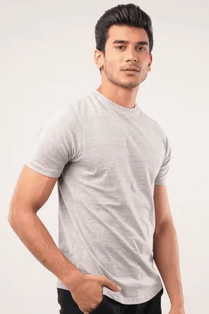 Sham Crew Neck T-shirt - Heather Grey