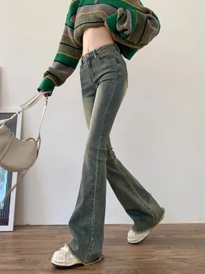 Skinny Vintage Wash High Waist Jeans