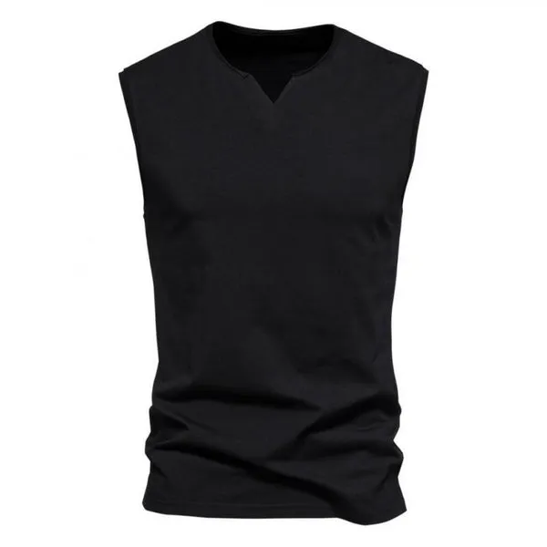 Solid V Neck Tank Top