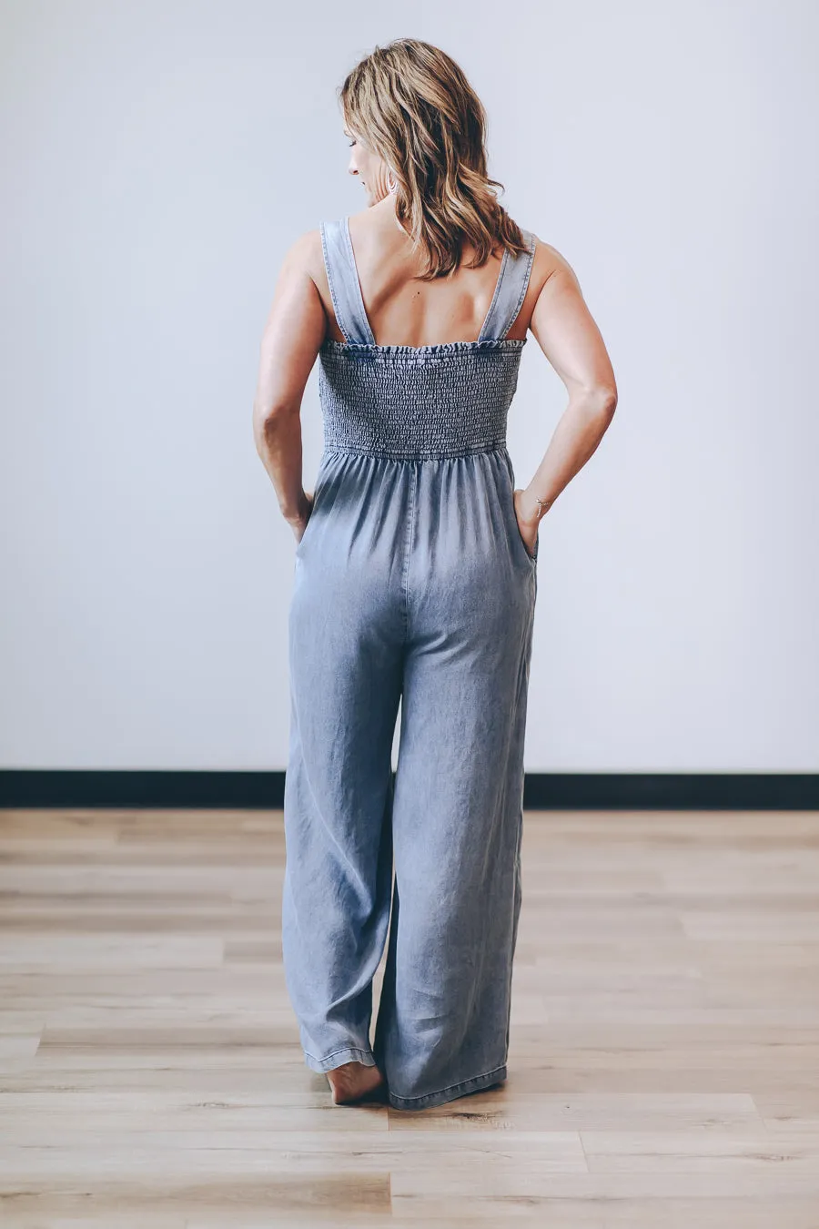 Washed Tencel Jumpsuit