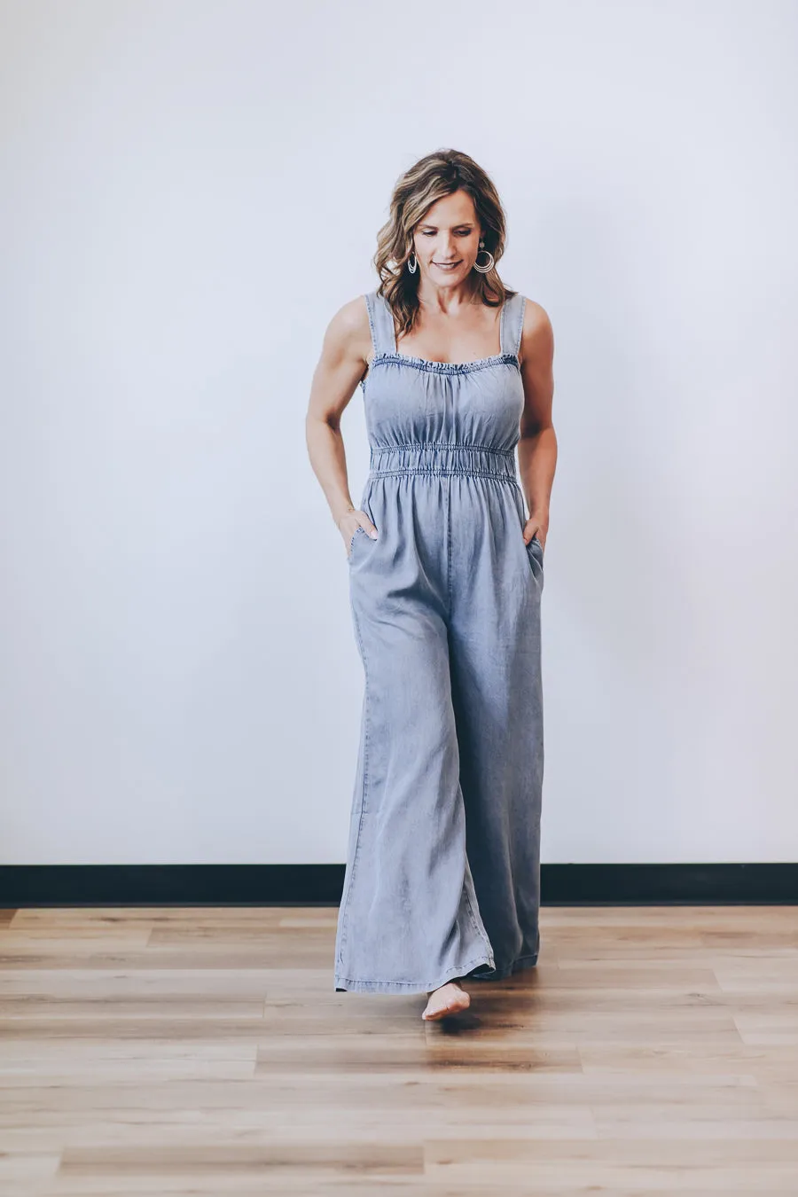 Washed Tencel Jumpsuit