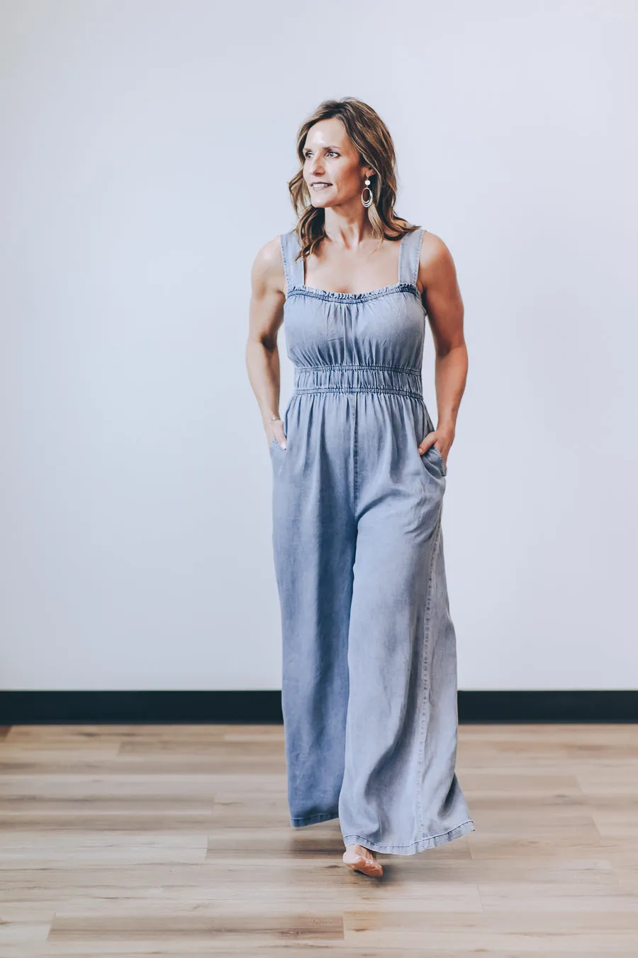 Washed Tencel Jumpsuit