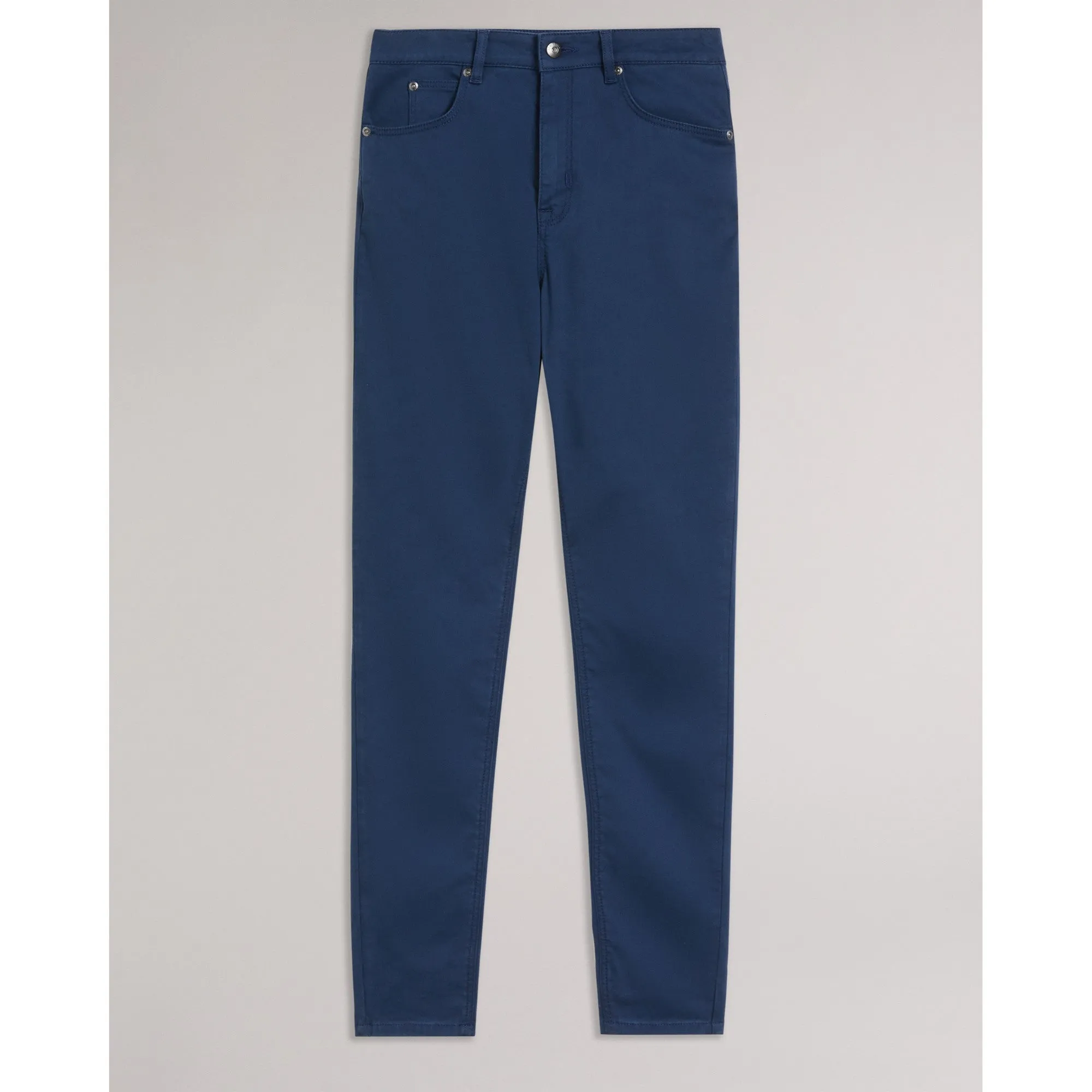 Women Wmp-Sophaa-Skinny Leg Sateen Denim - Dk-Blue