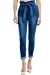 Women's Paperbag High waist Slim Jeans Pants
